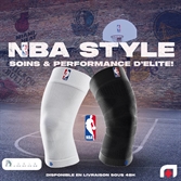 Cliquez sur l’image pour voir les détails du produit :Support Genou Sport Compression Bauerfeind NBA