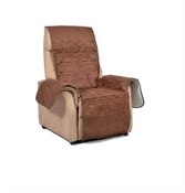 Cliquez sur l’image pour voir les détails du produit :Protège fauteuil intégral brun