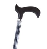 Cliquez sur l’image pour voir les détails du produit :Canne en aluminium avec poignée en ABS, zig-zag