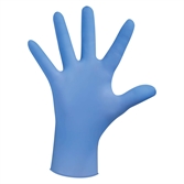 Cliquez sur l’image pour voir les détails du produit :Gant en nitrile bleu non poudré, XL