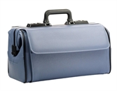 Cliquez sur l’image pour voir les détails du produit :Malette Durasol Rusticana Cuir Veau Bleu Gris