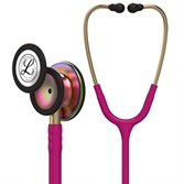 Cliquez sur l’image pour voir les détails du produit :Stétho Littmann Classic III framboise / arc-en-ciel