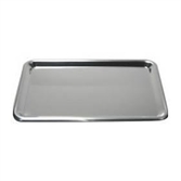 Cliquez sur l’image pour voir les détails du produit :Plateau en inox, 20 x 15 x 1,5cm
