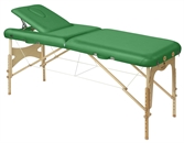 Cliquez sur l’image pour voir les détails du produit :C3609 Table pliante réglable bois naturel 70x189