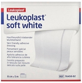 Cliquez sur l’image pour voir les détails du produit :Pansement Leukoplast White 8 cm x 5 m