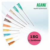 Cliquez sur l’image pour voir les détails du produit :Aiguilles 18 g x 1 1/2 - Bte de 100